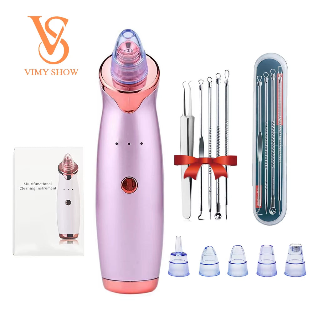Blackhead Remover Pore Vacuum Upgraded Facial Pore Cleaner Electric Acne Whitehead Black Spots Extractor Tool for Women & Men