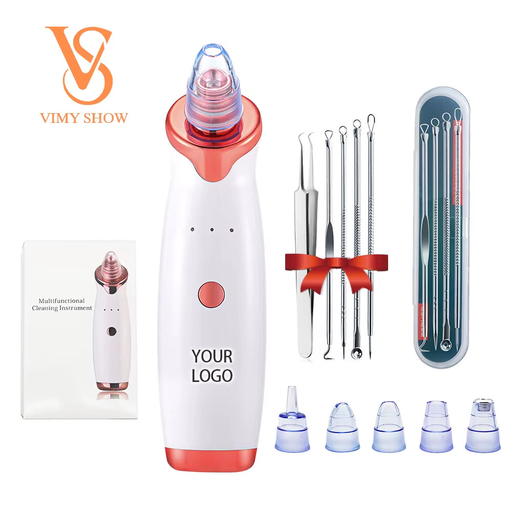 Blackhead Remover Pore Vacuum Upgraded Facial Pore Cleaner Electric Acne Whitehead Black Spots Extractor Tool for Women & Men